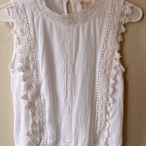 Lace top, kinda see through